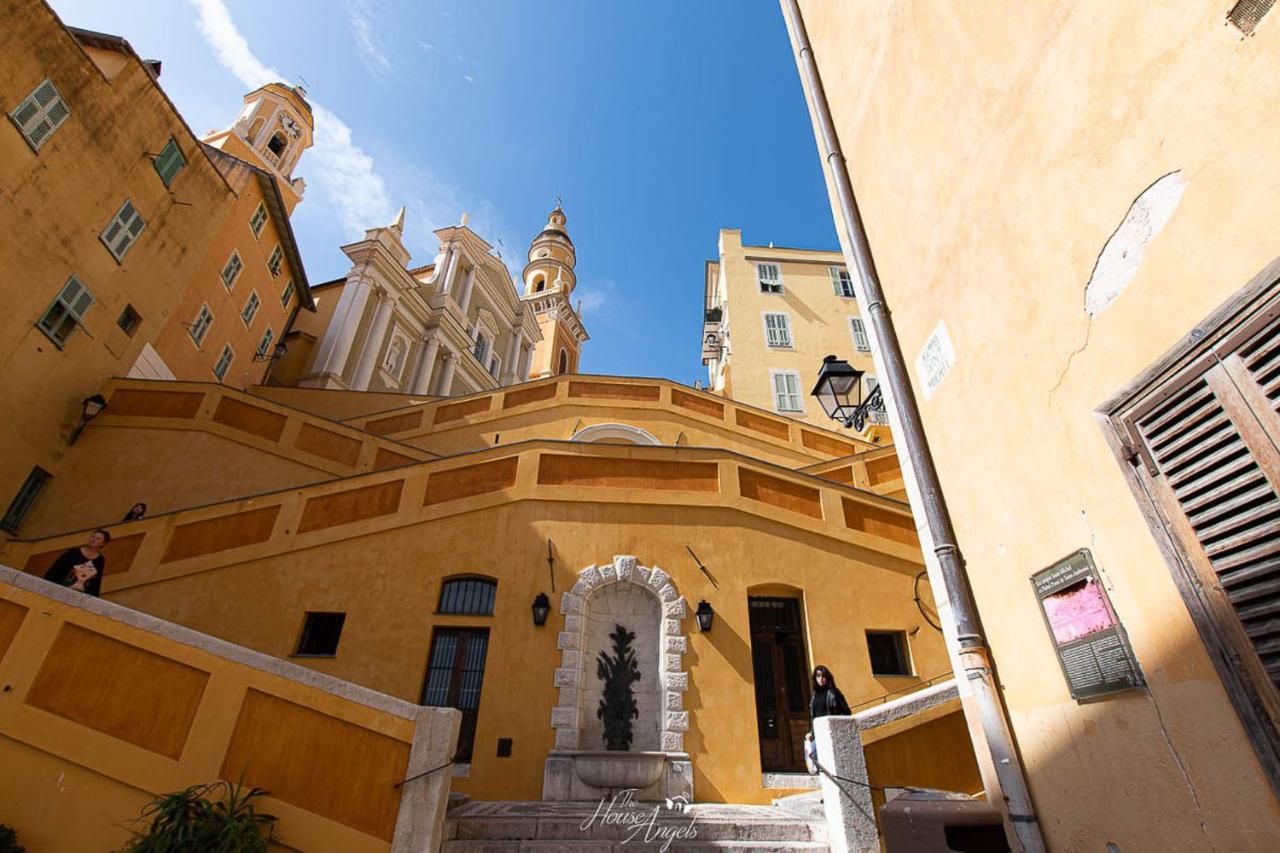 Vista Mare E Comfort In Centro Storico Menton Exterior foto